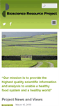 Mobile Screenshot of bioscienceresource.org